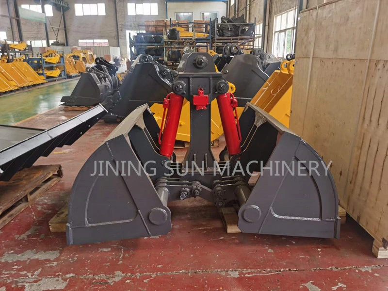 Excavator Hydraulic Clamshell Grab Bucket